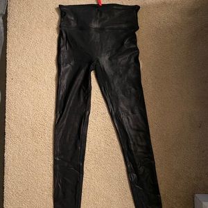 Spanx Faux Leather Leggings